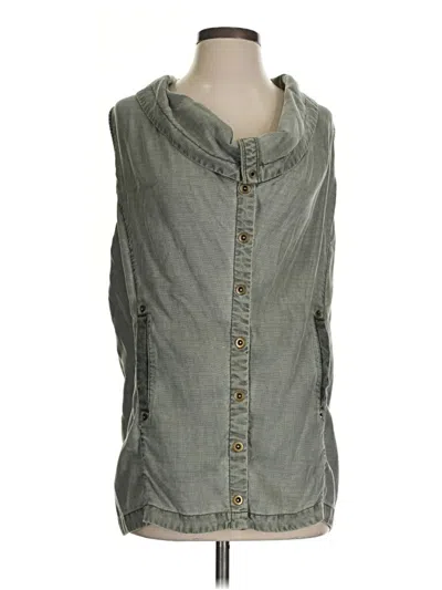 Pre-owned Marrakech Denim Vest In Gray