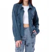Marrakech Fortune Jacket In Slate In Blue