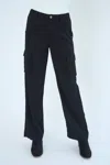 Marrakech Gavyn Cargo Pants In Black In Black