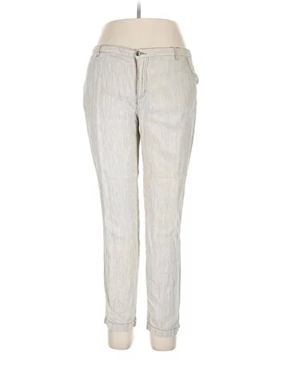 Pre-owned Marrakech Linen Pants In Gray