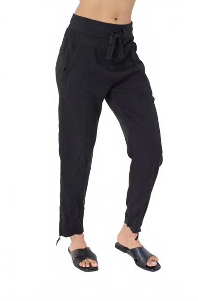 Marrakech Melody Stretch Cupro Jogger In Black
