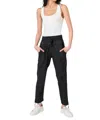 Marrakech Melody Stretch Cupro Relaxed Fit Jogger In Black In Black