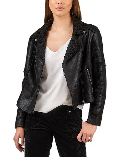 Marrakech Molly Distressed Scuba Jacket In Multi