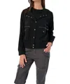 Marrakech Samaria Stretch Cupro Jacket In Black In Black