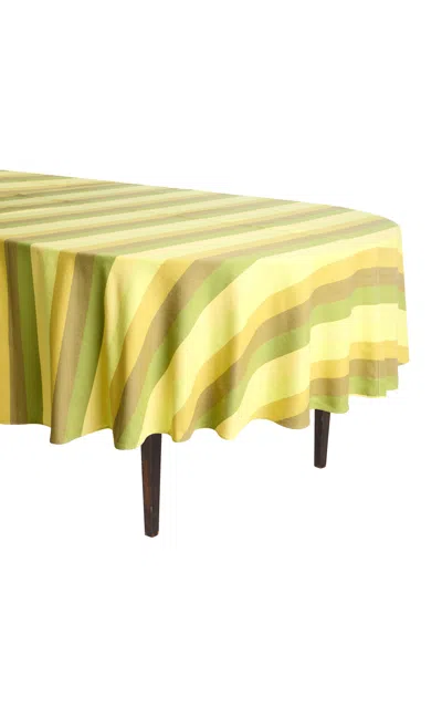 Marrakshi Life - Exclusive La Isla Circular Cotton Tablecloth - Stripe