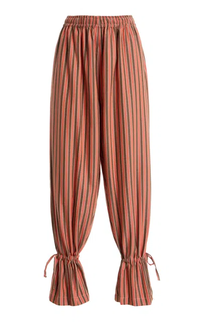 Marrakshi Life Exclusive La Isla The Cotton Drawstring Parachute Pants In Multi