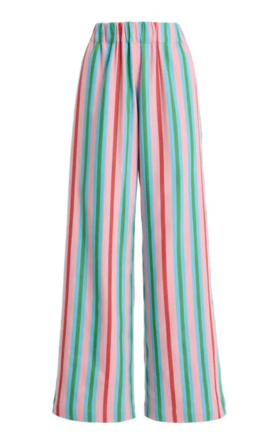 Marrakshi Life Exclusive La Isla The Cotton Palazzo Pants In Pink