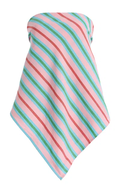 Marrakshi Life Exclusive La Isla The Cotton Triangle Top In Pink