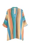 Marrakshi Life Exclusive Riviera Striped Cotton Mini Dress In Multi