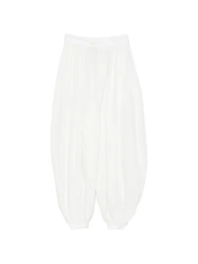 Marrakshi Life Gathered Trousers In White