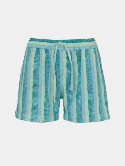 Marrakshi Life Men's The Cropped Shorts Size: S  Abask Luxury Gift In Blue