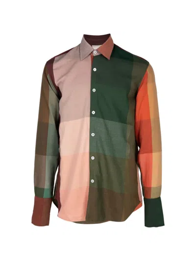 Marrakshi Life Plaid Long-sleeve Shirt In Multi