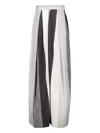 Marrakshi Life Pleated Stripe Trousers In Gray