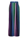 Marrakshi Life Pleated Stripe Trousers In Multi