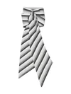 Marrakshi Life Striped Cotton-blend Scarf In Gray