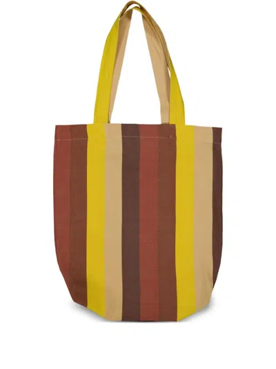 Marrakshi Life Striped Cotton Shoulder Bag In Multi