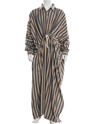 Pre-owned Marrakshi Life Striped Jacket In Blue