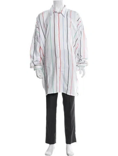 Pre-owned Marrakshi Life Striped Long Sleeve Shirt In Blue