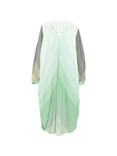 Marrakshi Life Striped Long-sleeve Maxi Dress In Multi