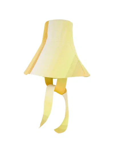 Marrakshi Life Striped Sun Hat In Green