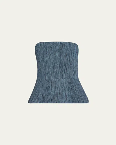 Marrakshi Life The Corset Top In Blue