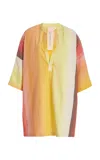 Marrakshi Life The Short Cotton Tunic In Orange