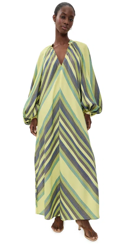 Marrakshi Life The Touareg Midi Dress Stripe 82