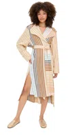 Marrakshi Life The Trench Shirt Dress Stripe 14 In Multi