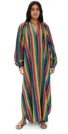 Marrakshi Life The V Neck Toaureg Dress Stripe 66 In Multi