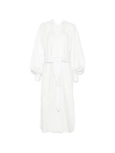 Marrakshi Life Tie-waist Dress In White