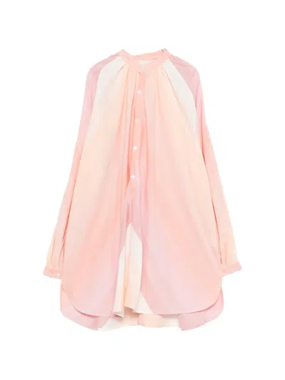 Marrakshi Life Touareg Striped Tunic In Pink