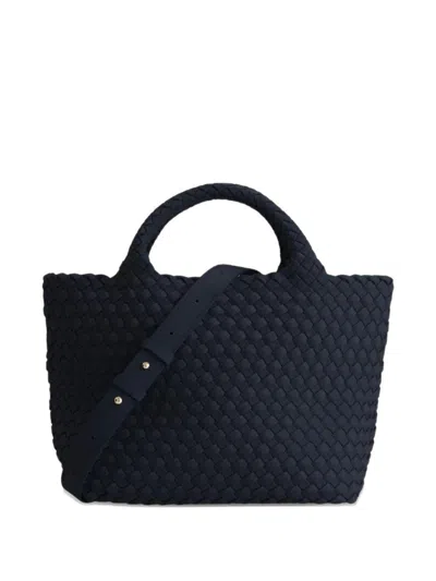 Marrea Black Hand Bag With Woven Texture