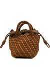 Marrea Mini Stripe Bag In Brown
