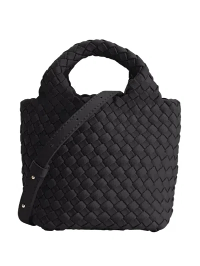 Marrea Mini Woven Tote Bag In Black
