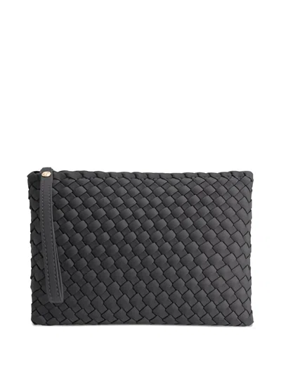 Marrea Woven Clutch Bag In Red