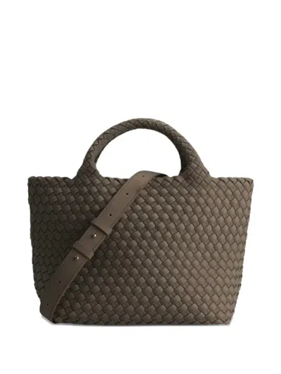 Marrea Woven Tote Bag In Brown