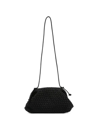 Marrea Woven-design Clutch Bag In Black