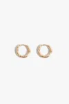 Marrin Costello Women's Reversible Tara Huggies Earrings In Gold