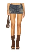 Marrknull Denim Armor Shorts