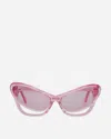 Marrknull Double Layer Sunglasses In Pink