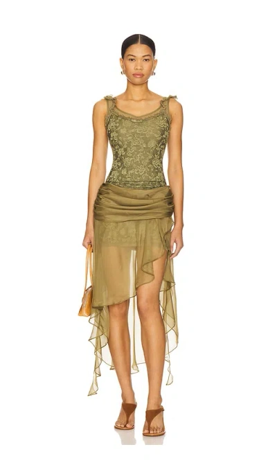 Marrknull Layered Lace Dress