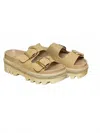 Mars Sky Shoes Women's Kale Sandals In Natural Raffia In Multi