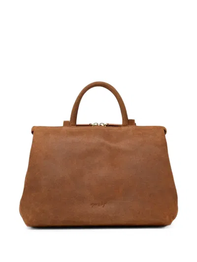 Marsèll 4 Dritta Leather Tote Bag In Brown