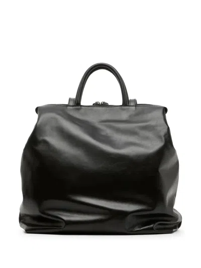 Marsèll Marsell 4 Lunga Maxi Leather Shopper In Black