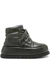 Marsèll 40mm Platform Leather Boots In Green