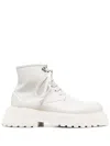 Marsèll 60mm Leather Lace-up Boots In Nude