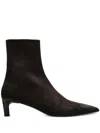 Marsèll Ankle Boots With Pointed Toe And Kitten Heel In Brown