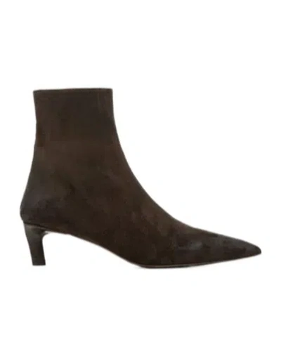 Marsèll Aculeo Pointed-toe Ankle Boots In Brown