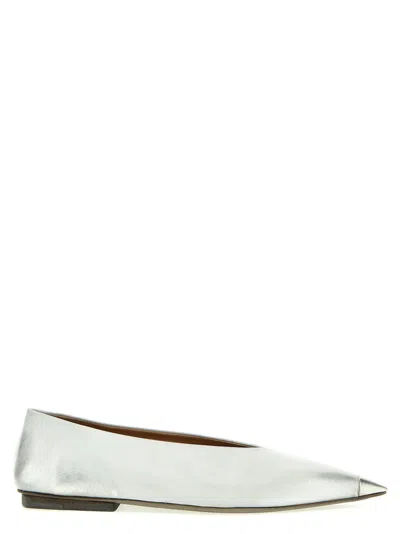 Marsèll 'ago' Ballet Flats In Silver