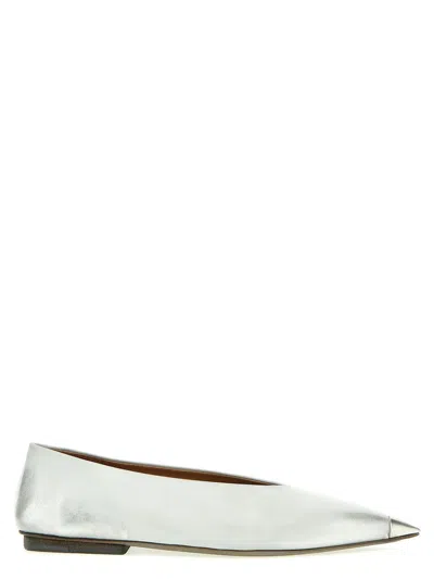 Marsèll 'ago' Ballet Flats In Silver